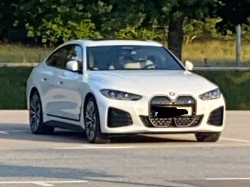 BMW i4 spotted in Karlskrona