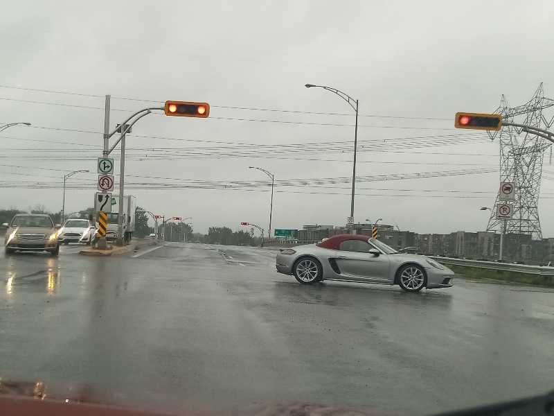 Porsche Boxster (2016) spotted in Saint-Bruno, Canada