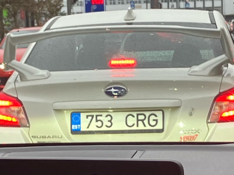 Subaru WRX (2015) spotted in Tallinn, Estonia