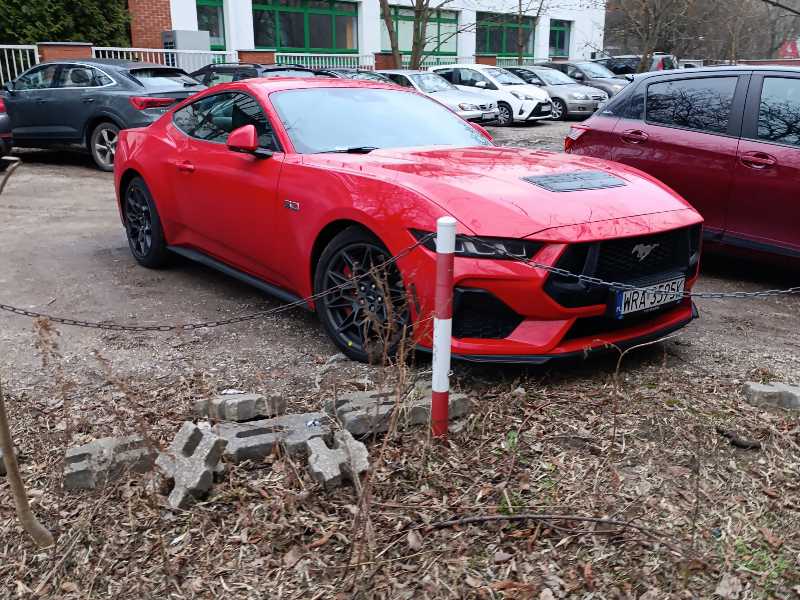 Ford Mustang (2023) spotted in Warsaw, Poland
