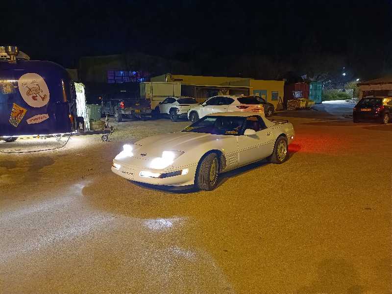 Chevrolet Corvette spotted in Mārom Golan