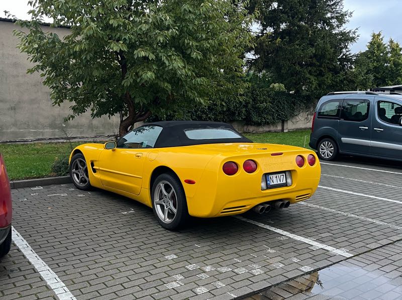 Chevrolet Corvette spotted in Grudziądz