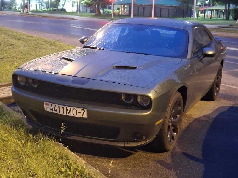 Dodge Challenger spotted in Minsk