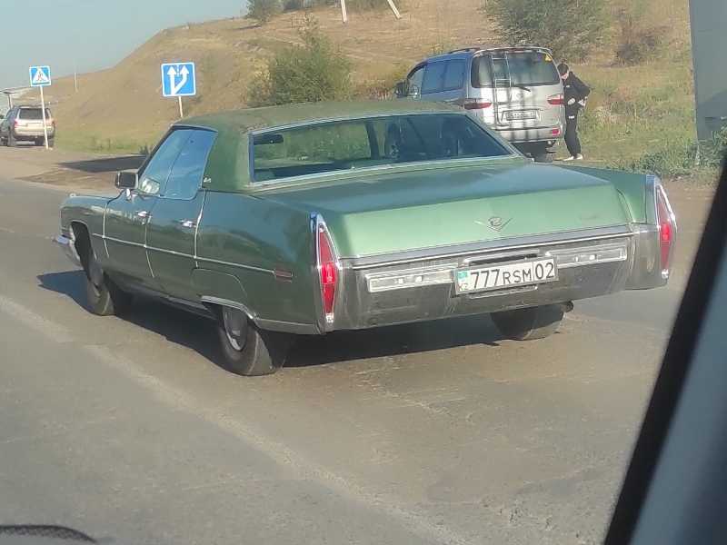 Cadillac DeVille spotted in Otegen Batyra