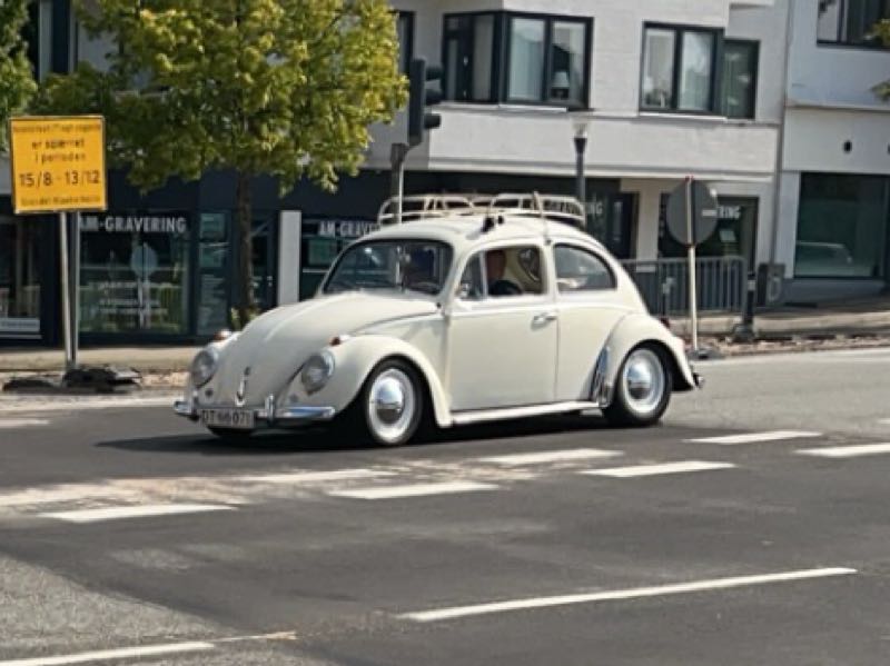 Volkswagen Beetle spotted in Hinnerup