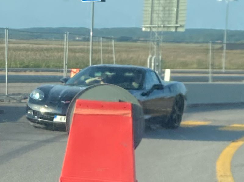 Chevrolet Corvette spotted in Varberg