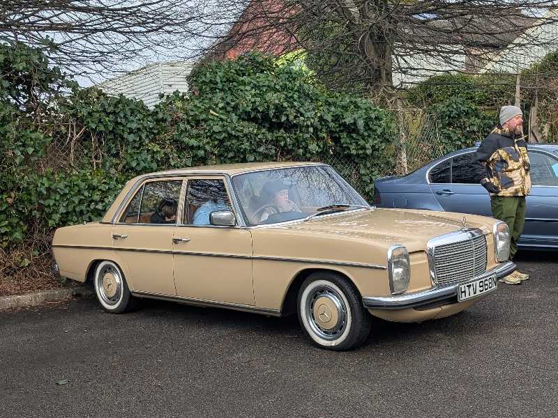 Mercedes-Benz W114 (1970) spotted in Cardiff, United Kingdom