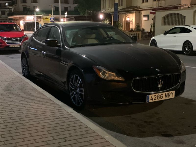 Maserati Quattroporte spotted in Javea