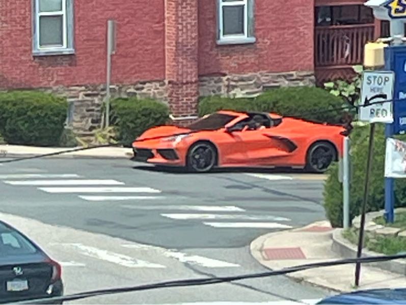 Chevrolet Corvette spotted in Harleyville