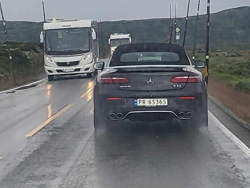 Mercedes-Benz C63 AMG Cabriolet spotted in Eidfjord