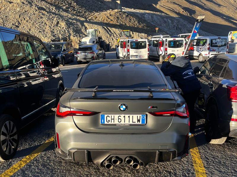 BMW M4 (2021) spotted in Bormio, Italy
