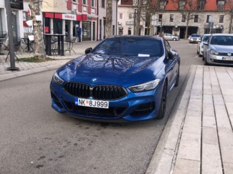 BMW 8 Series spotted in Nikšić