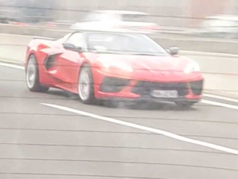 Chevrolet Corvette C8 (2020) spotted in Heidelberg, Germany