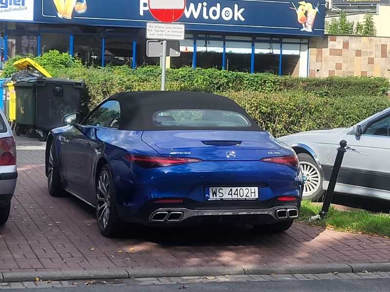 Mercedes-Benz SL 63 AMG spotted in Siedlce