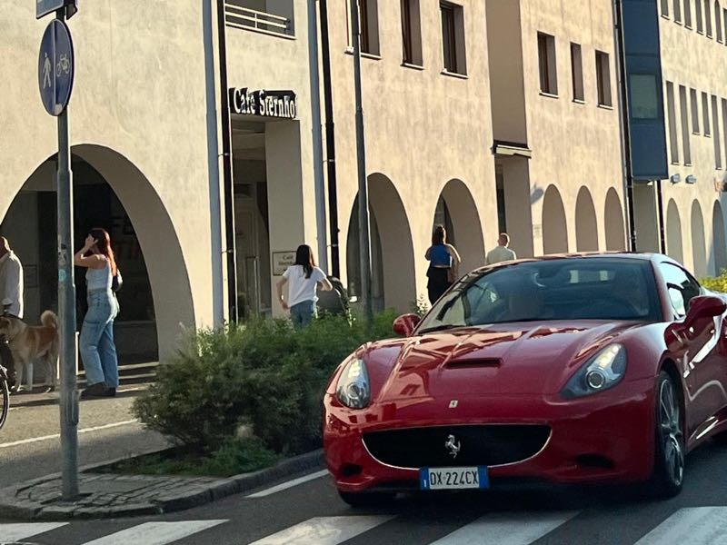 Ferrari California spotted in Brunico