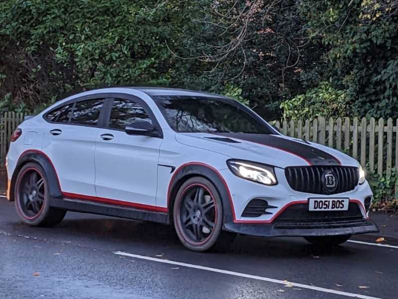 Mercedes-Benz GLC Coupe spotted in London
