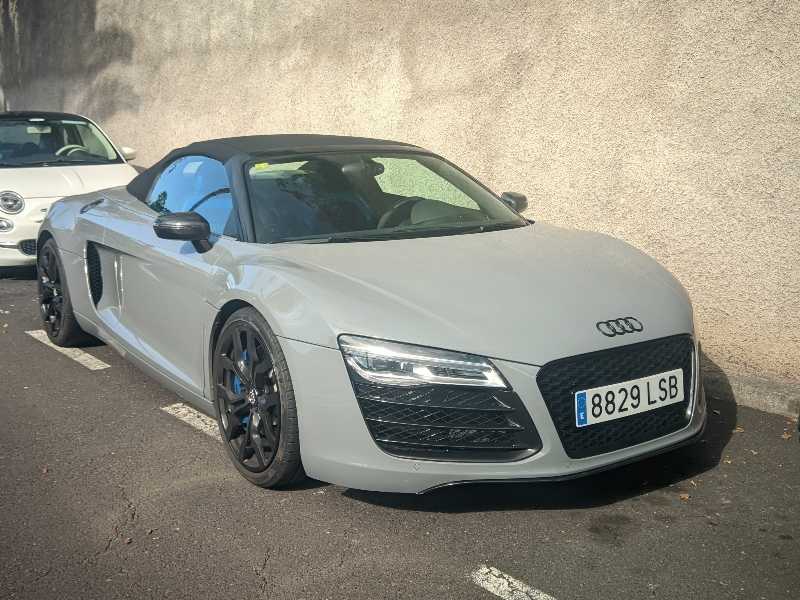 Audi R8 Spyder spotted in La Laguna
