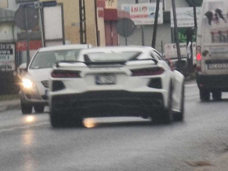 Chevrolet Corvette C8 spotted in Trstená