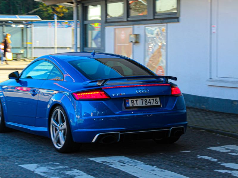 Audi TT RS spotted in Bergen