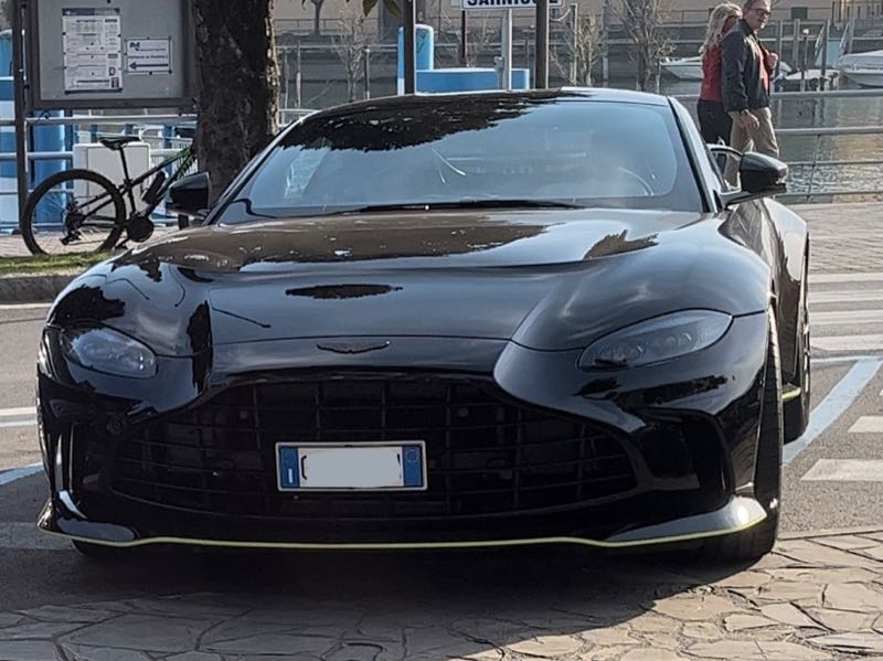Aston Martin Vantage (2023) spotted in Brescia, Italy
