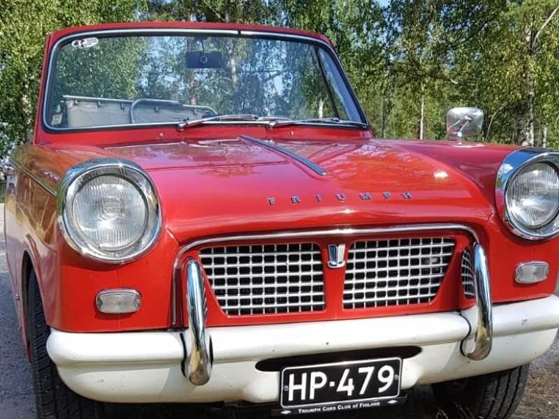 Triumph Spitfire spotted in Mäntyharju