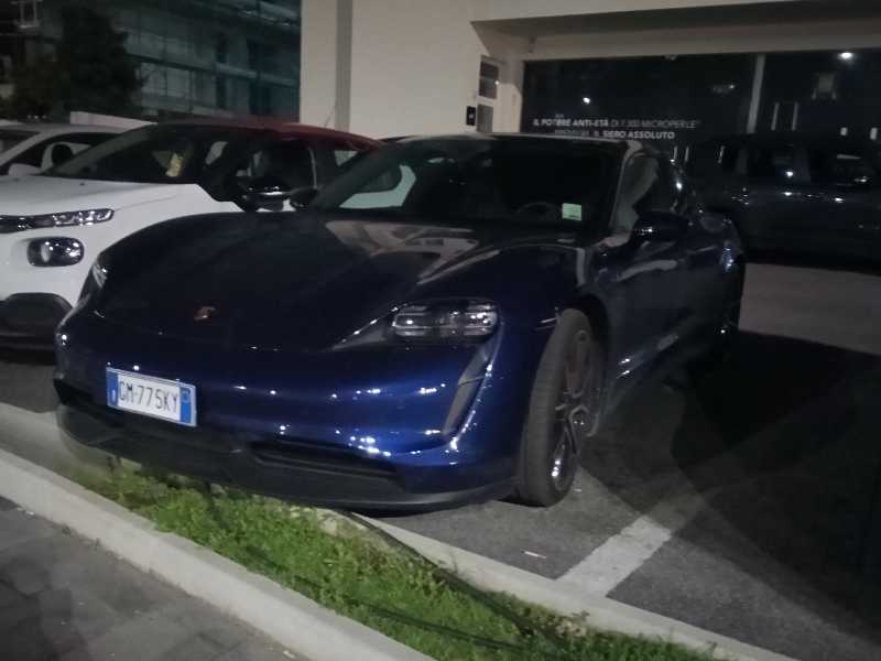 Porsche Taycan spotted in Bellosguardo