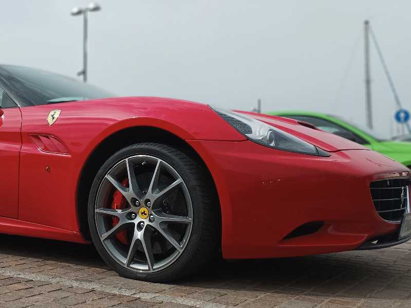 Ferrari California spotted in Savona