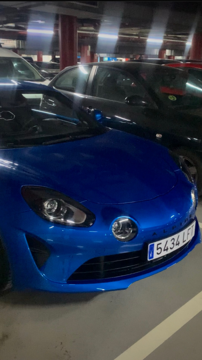 Alpine A110 (2022) spotted in Barcelona, Spain