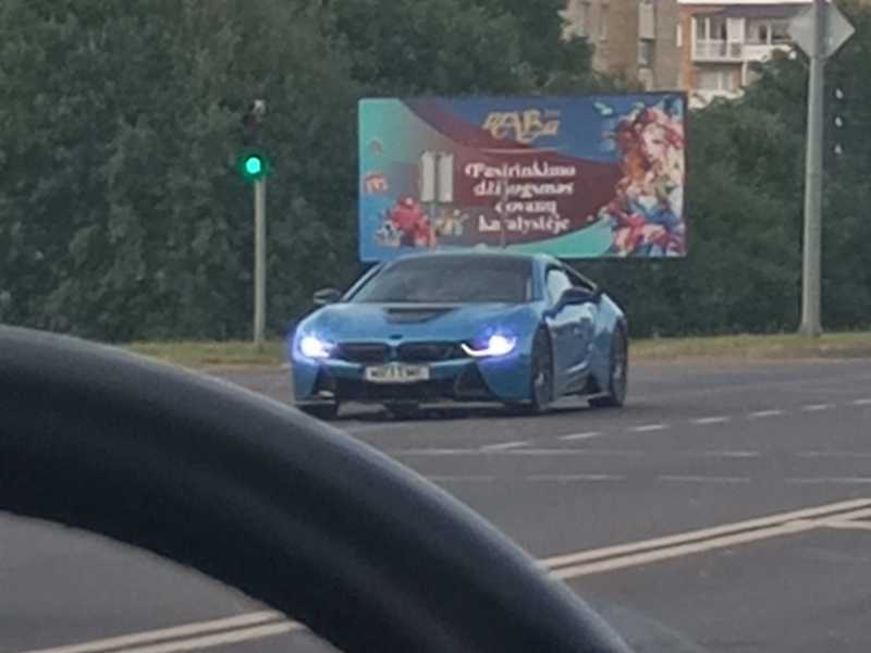 BMW i8 spotted in Šiauliai