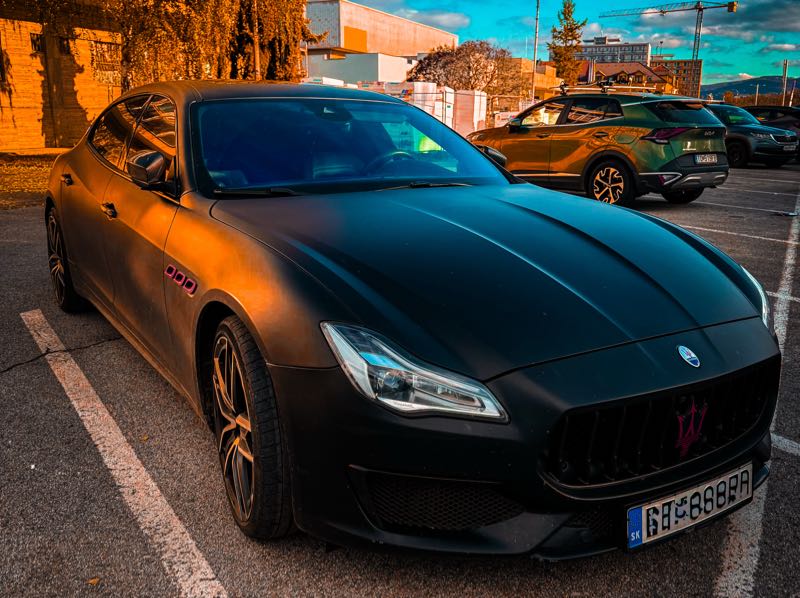 Maserati Quattroporte spotted in Nitra