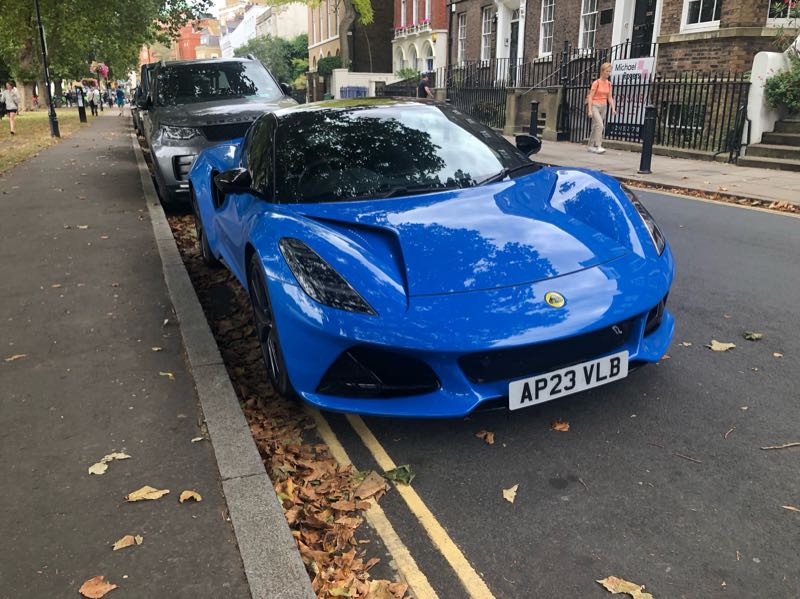 Lotus Emira (2023) spotted in London, United Kingdom