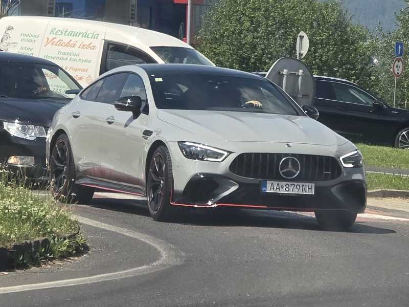 Mercedes-Benz AMG GT 4-Door Coupe spotted in Liptovský Mikuláš