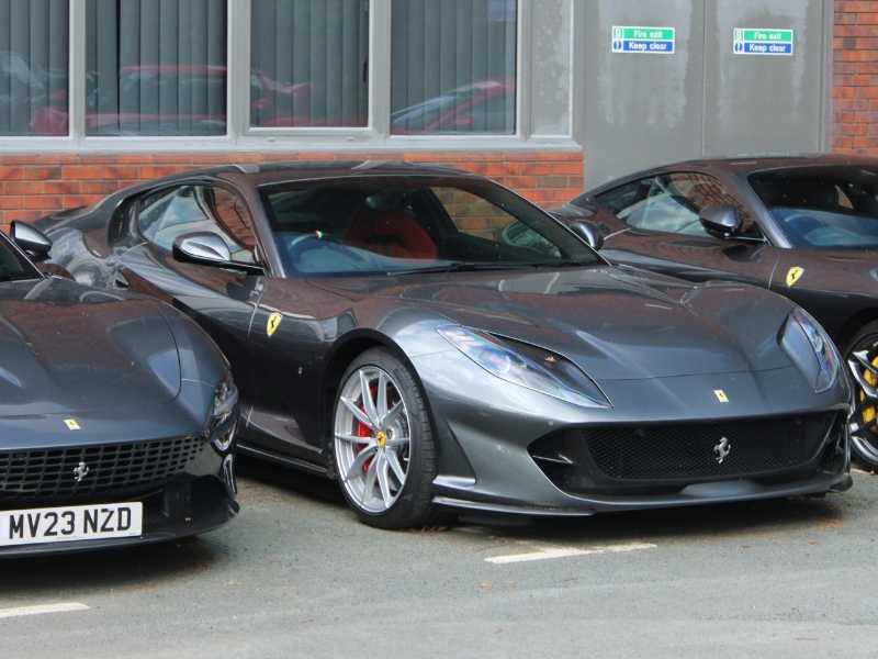 Ferrari 812 Superfast (2023) spotted in Manchester, United Kingdom