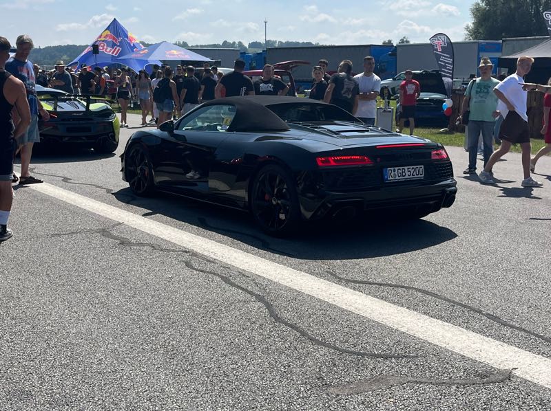 Audi R8 Spyder spotted in Passau