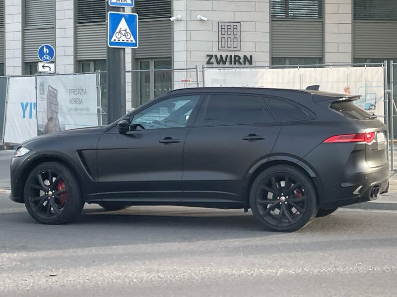 Jaguar F-Pace SVR spotted in Bratislava