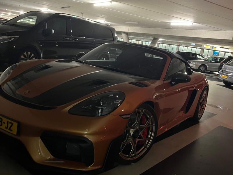 Porsche 718 Spyder spotted in 's-Hertogenbosch
