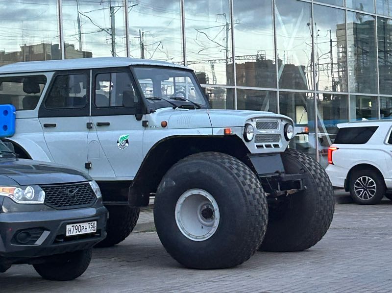 UAZ Hunter (2020) spotted in Moscow, Russia