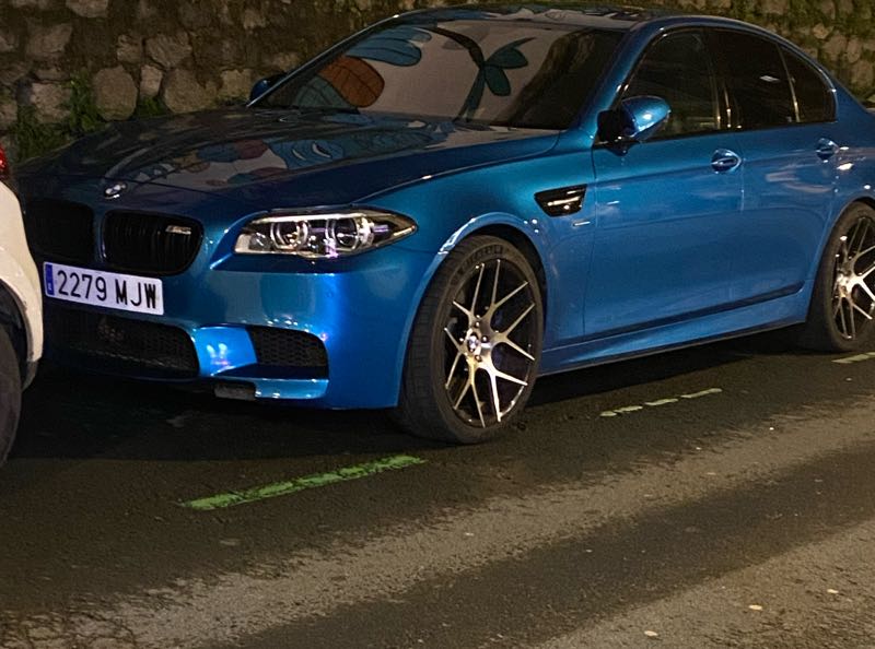 BMW M5 spotted in Bilbao