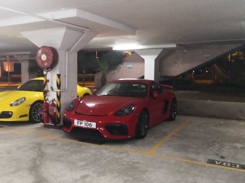 Porsche 718 Cayman GT4 spotted in Tuen Mun