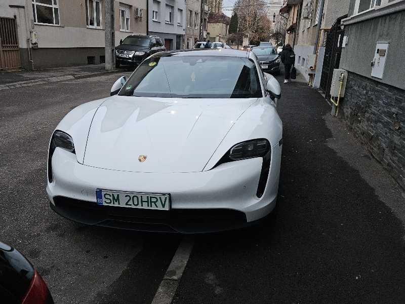 Porsche Taycan spotted in Satu Mare