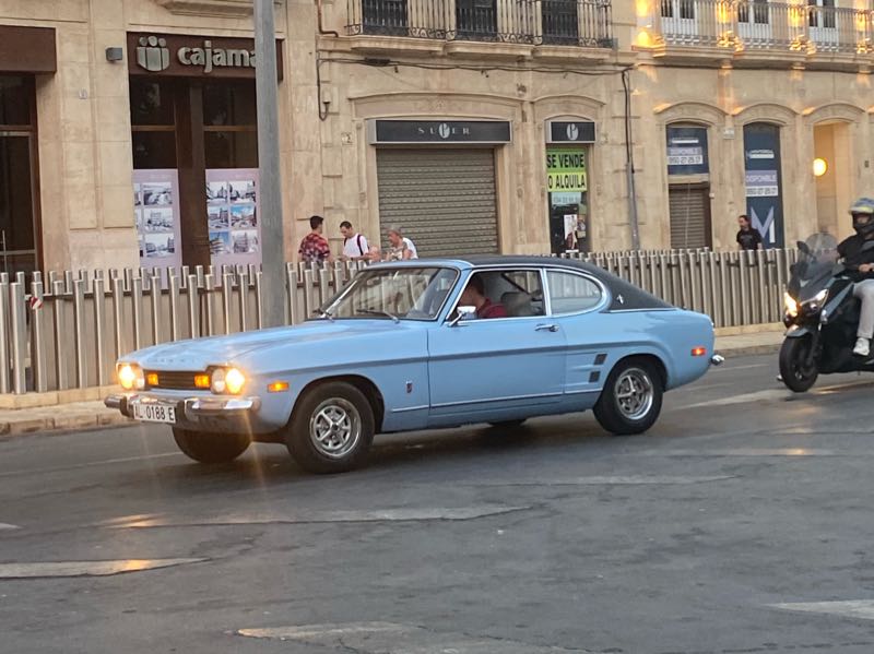 Ford Capri spotted in Almería
