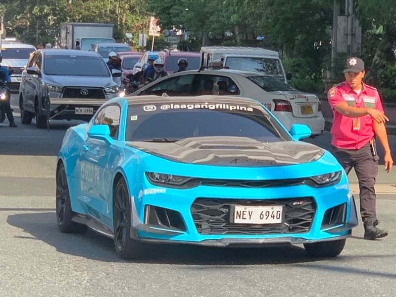 Chevrolet Camaro spotted in Manila