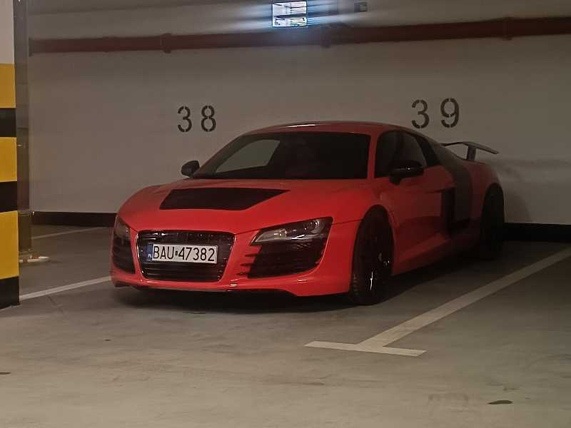 Audi R8 spotted in Augustów