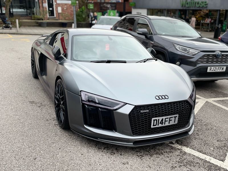 Audi R8 (2018) spotted in Manchester, United Kingdom