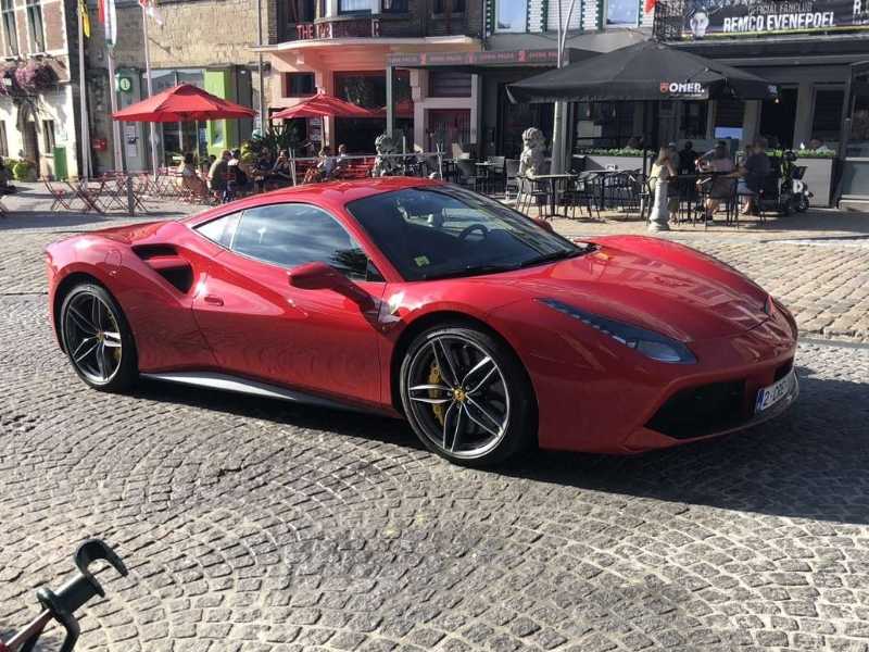 Ferrari 488 GTB spotted in Aalst