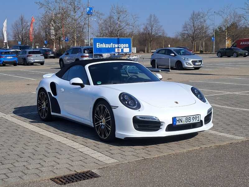 Porsche 911 Turbo S spotted in Ludwigsburg