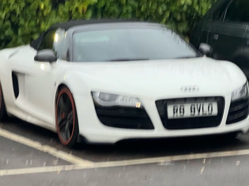 Audi R8 Spider spotted in Cannock