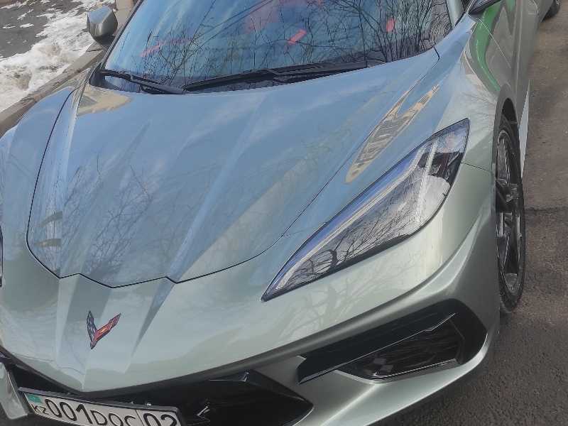 Chevrolet Corvette C8 spotted in Almaty