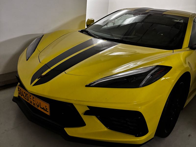 Chevrolet Corvette spotted in Seeb