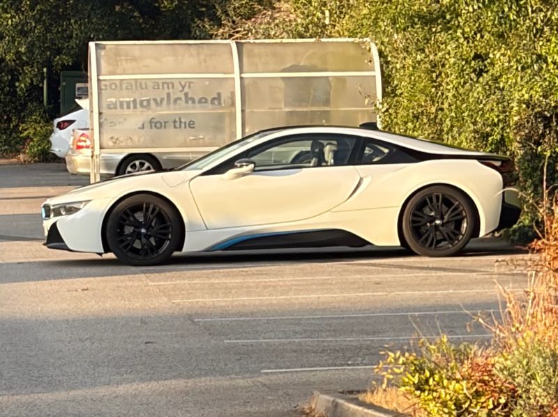 BMW i8 spotted in Llandudno